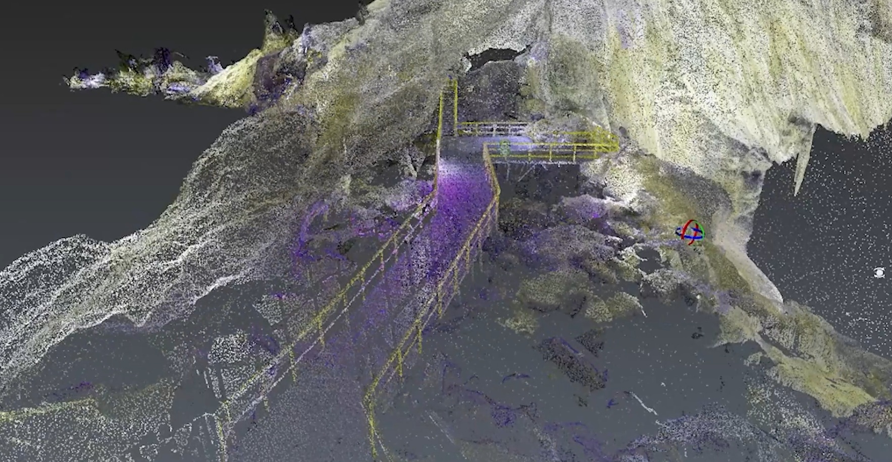 3D model of Ialomița Cave generated using TLS and drone-based SLAM LiDAR